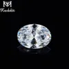 Kuololit 100% natural Moissanite Loose Gemstone for customize jewelry VVS1 D color Oval Brilliant Excellent Cut Solitaire DIY H1015