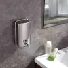 バスルームの壁マニュアル石鹸ディスペンサー、ステンレス鋼のキッチンディッシュ容器500ml / 800ml / 1000ml 211206