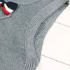Baby Boys Preppy стиль вязаный жилет свитер осень зима младенца дети мальчик девушка жилет одежда 210521