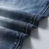 Pantaloncini da uomo Jeans corti elasticizzati estivi Moda Casual Slim Fit Abbigliamento da uomo in denim elastico di alta qualità