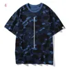 T-shirts pour hommes été haute qualité Camouflage décontracté adolescent mode impression t-shirts hommes hauts classique à manches courtes sizeM-3XL