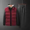 Automne Hiver Casual Sportswear Men's Sporting Clets Cashmere Hoodies + Pantalon + Gilet 3 Pieces Set Mens Tracksuit surdimensionné L-8XL