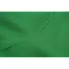 Yeşil Maxi Elbise Kadın Kısa Kollu İnce O-Boyun Dantelli Pileli Zarif Bayanlar 210421
