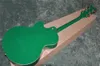 Gitara elektryczna z zielonej części ciała z żółtym pickguard, palisandar podstrunnicą, złoty sprzęt, zapewniają dostosowane usługi