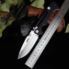 Högkvalitativ utomhus fällkniv Wilderness Survival Safety Knives S35VN Steel G10 Fashion Design Pocket EDC Tool HW569