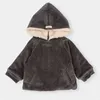 EnkeliBB 21 AW Abbigliamento invernale per bambini Brand Design Kids Boy Girl Keep Warm Set Toddler e Little Fleeced Tops Felpa con cappuccio 211027