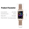 IP68 Impermeabile Smart Guarda Donne Femminile Periodo Femminile In arrivo Chiamata Messaggio Sleep Car Heart Rate Sport Orologio da polso da polso Tracker per Android IOS Smartwatch Braccialetto