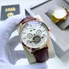 2021 디자인 가죽 시계 자동 기계식 무브먼트 망 손목 시계 합금 시계 Chrongraph 럭셔리 손목 시계 BD0711