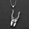 Pendant Necklaces Men Necklace Long Chain Tool Wrench Pendants Stainless Steel Hip Hop Gifts For Male Accessories Jewelry Wholesale