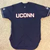 Anpassad UConn Huskies College Baseball Jersey 17 J. O. Christian 28 Andy Baylock Larry Panciera Moe Morhardt Bob Wedin Bill Stevens Joe Clement Eddie Jones