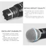 UHF Wireless Microphone Stage Performance Home KTV High Quality UHF Professional Dual Wireless Microphone Dynamic System Long D W220314