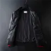 Erkek Ceket Nakış Kaplan Kafası İmitasyon Deri Ceket Hip-Hop Rahat Ceket Yüksek Kalite erkek Moda Lüks Spor Giyim M-3XL