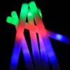 Festdekoration Jul LED Glow Sticks Belysning Foam Stick Halloween Fluorescerande Ljus Sticks(8/12/15/30st)