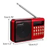 Mini Portable Radio Handheld Digital FM USB TF MP3 Player Speaker Rechargable