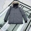 Down Jacket Parkas Mens Ytterkläder High-end Hooded Wolf Fur Windproof Vattentät vadderad Tjockad kappa Avtagbara Cap Coats Outdoor Jackor Varm och hållbar XXXX