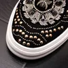 Luxury Fashion Rhinestone Party Wedding Shoes Spring Autumn Casual Loafers Italian Style Smoking Slipper Derby Dress Shoes Y180