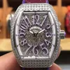 Collection de montres pour dames de haute qualité Vanguard Lady ETA Montre à quartz pour femme V32 SC AT FO D CD Gypsophila Dial Diamond Case Leate299t