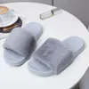 Fashion Women Furry Slippers Home non-slip Ladies Shoes Casual 's Fur Winter Warm Flat qq36 210625