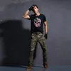 Pantalons pour hommes 2021 Casual Hommes Militaire Tactique Pantalon Camouflage Homme Slim Fit Cargo Homber Modis Noir Uomo Pantalon Male231s