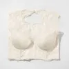 DOBREVA Haut de soutien-gorge à armatures légèrement doublé en maille pour femme 210623