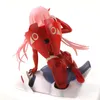 15-45cm Darling in the FRAN Figures Zero Two Code 002 Bunny Girl Anime PVC Action Figure Collectible Model Toys X0526