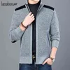 Dicke Mode Marke Pullover für Herren Strickjacke Slim Fit Jumper Strickwaren Warme Herbst Casual Koreanische Stil Kleidung Männlich 210818