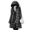 SEDUTMO Hiver Plus Taille 5XL Femmes Down Vestes Long Ultra Léger Mince Manteau Casual Puffer Veste Slim Supprimer Parka À Capuchon ED1275 210922