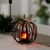 Candle Holders European Decor Metal Christmas Ornament Retro Halloween Pumpkin Candelabra Dining Home Decoration Art Gift