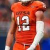 Camisa de futebol americano personalizada Utsa Roadrunners College Brenden Brady Joshua Cephus De'corian Clark Frank Harris