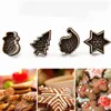 Creative Cookie Mold Fondant Mould Cake Baking Molds Tools Cutter DIY Plastic Dessert Decor Tool 210423