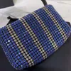 Venda direta de alta qualidade feminina bolsa cosmética casos moda brilhante diamante couro bolsa ombro mensageiro bolsa axila 302b