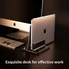 FASHION Supporto per laptop verticale a doppio slot con dimensioni del dock regolabili, supporto per MacBook salvaspazio e adatto a tutti i MacBook, Surface, Chromebook e laptop da gioco