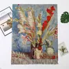 2020 Luxe Merk Dames Winter Cashmere Sjaal Digitale Geschilderd Sjaal van Gogh Olieverfschilderij Pashmina Dames Deken Sjaal Q0828