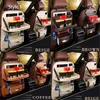 Car Organizer 1 Pc Seat Back Pad Bag Pu Leather Foldable Table Tray Travel Storage Dining Drinks/Tissue/Pad Container