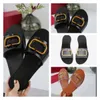 Designer Women Metallic Vlogo Signature Trim Sandal Grained Cowhide 0,5 cm klackar Läder tofflor Sandaler Vintage Classic toppkvalitet med låda storlek 35-40