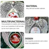Weihnachtsdekorationen 10 stücke Angel Flügel geformt Anhänger Baum Ornamente Herzform DIY Anhänger