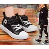 Children Canvas Shoes Boys Sneakers Girls Tennis Shoes Kids Footwear Toddler Autumn Spring Chaussure Zapato Casual SandQ baby 210329