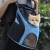 Outdoor Travel Pet Carrier Backpack Cats Summer Breathable Cat Carrying Bag Goods for Pets Products mochila para gato