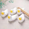 Mini Lovely Duckling Chopstick Holder Set Support Gaffel Kaffe Spoon Creative Dinnerware Duck Stand Kithchen Tools