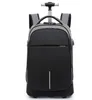 Inch School School Backpack Bag para adolescentes rodas grandes viagens com rodas de bagagem de travessia rolando 9496389