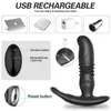 Nxy Vibratter Тручая анальная простата Massager Dual Motors Plug Toy с дистанционным управлением G Spot Seep Sex 0106