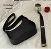 Bolsas de ombro da moda feminina 23 cm pequenas em formato de meia lua Fecho de zíper de corpo cruzado macio couro real embreagens acessíveis preços de custo à venda