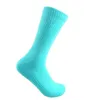 Fashion Women Men Rainbow Socks High Quality Letter Breathable Cotton Sports Wholesale Multiple Colour Stockings Sent at Random Universal Size Christmas