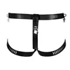 Belts Mens Leather Harness Underwear Lockable Waist Belt Pouch Cage Briefs Bdsm Sex Toy Under Pants Outfit Fetish Loincloth3512585