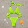 Bling Rhinestone Mini Bikini Female Swimsuit Women Swimwear Two-pieces Bather Bathing Suit Swim Lady