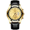 Watchbr-New colorful watch sports style Fashion watches (Gold case black dial 304L)