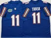 Florida American Football College Gators Football Ed Wear Jersey 11 Kyle Trask 84 Pitts 15 Tim Tebow 22 Emmitt Smith-E.Smith 81 Aaron