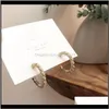 Hoop Hie Delivery 2021 moda coreana exageración dulce gran círculo de Metal redondo perla de agua dulce pendientes de gota joyería para mujer chica fiesta