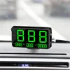 Bil GPS-tillbehör C80 Storskärm Hastighetsmätare Digital Universal Speed Display Överfartslarmsystem för Cykel Motorcykel Lastbil