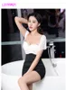 Night Club Women's Style Stitching, Multi Wearing Technician Shows Thin, Buttock Temperament Sexy Dress 210416